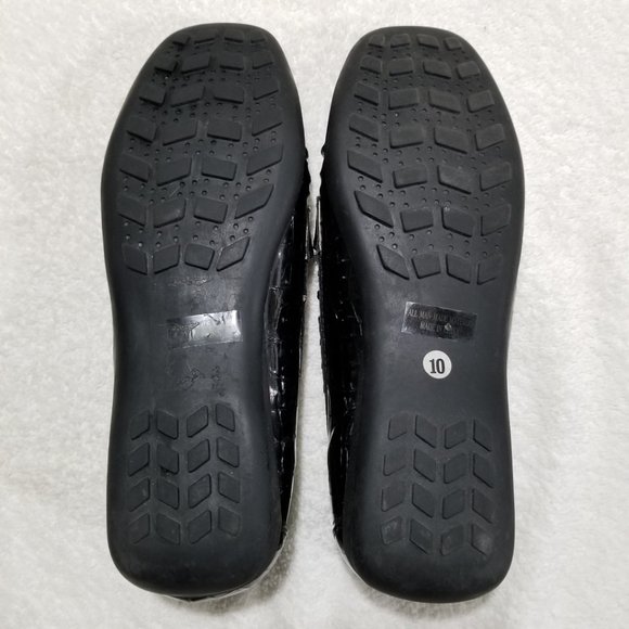 Rasolli  black patent flat shoes - Picture 7 of 7